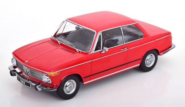 KK Scale BMW 1602 1.Serie 1971 (runde Rückleuchten) rot 1:18