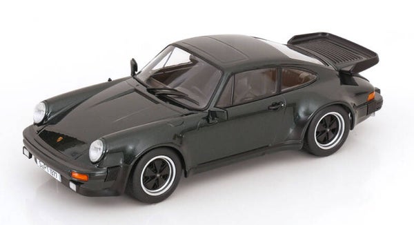 KK Scale Porsche 911 (930) Turbo 3.3 (1977) dunkelgrün metallic KKDC181441 1:18