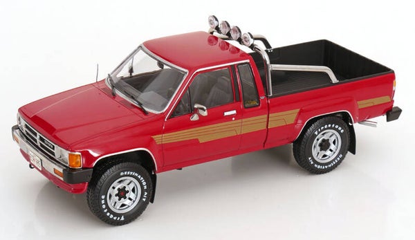 KK Scale Toyota Hilux Truck Xtra Cab 4x4 (1985) rot KKDC181562 1:18