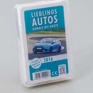 Auto Quartett "Lieblingsautos 2016"