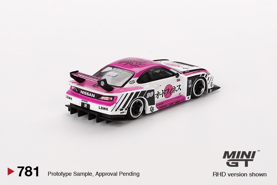 Mini GT Nissan Silvia S15 LB-Super Silhouette Auto Finesse Sema 