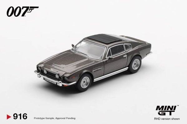 Mini GT Aston Martin V8 Vantage „The living daylights“ (1987) Japanese Poster MGT00916-007J 1:64