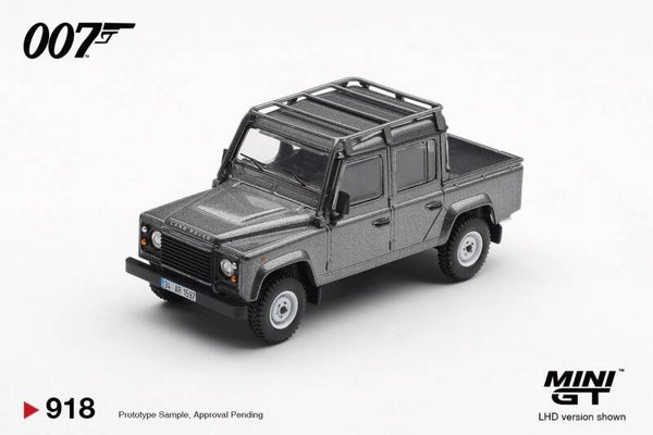 Mini GT Land Rover Defender 110 Crew Cab „Skyfall“ 2012 Chinese Blister Packaging 2012 MGT00918-007TC 1:64