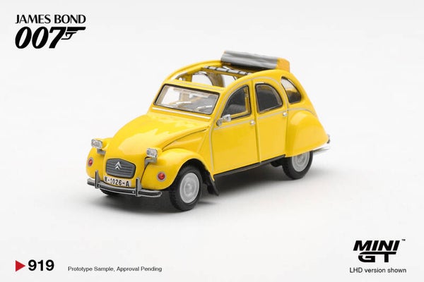 Mini GT Citroen 2CV „For your eyes only“ (1981) English Poster MGT00919-007E 1:64