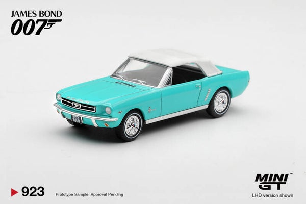 Mini GT Ford Mustang Convertible „Tunderball“ (1965) Spanish Poster MGT00923-007S 1:64