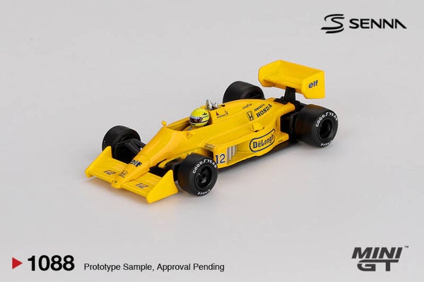 Mini GT Lotus 99T # 12 Ayrton Senna Monaco Grand Prix Sieger 1987 MGT01088-L 1:64