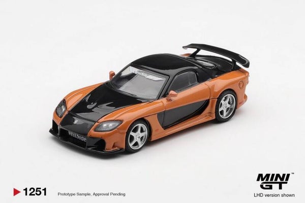 Mini GT Mazda RX-7 (FD) Veilside Fortune Han Seoul-Oh The Fast and the Furious: Tokyo Drift 2006 MGT01251-BL 1:64