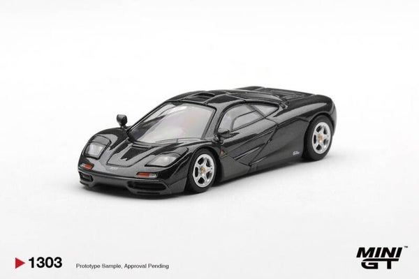 Mini GT McLaren F1 schwarzblau metallic 1993 MGT01303-L 1:64