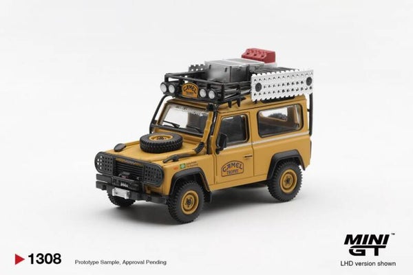 Mini GT Land Rover Defender 90 Camel Trophy Team Brazil Camel Trophy Borneo 1985 MGT01308-L 1:64