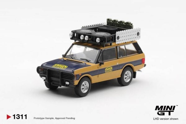 Mini GT Land Rover Range Rover Camel Trophy N.Sudmann & F.Hofmann Sumatra 1981 MGT01311-L 1:64