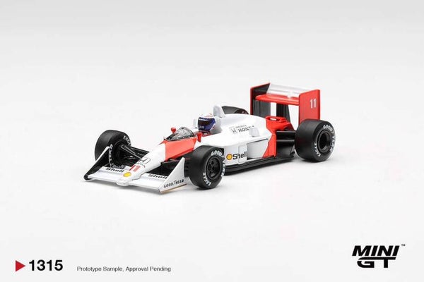 Mini GT McLaren MP4/4 Alain Prost 2. Platz Canadian Grand Prix 1988 MGT01315-L 1:64
