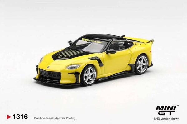 Mini GT Nissan FFZ400 Veilside Ikazuchi gelb 2025 MGT01316-L 1:64