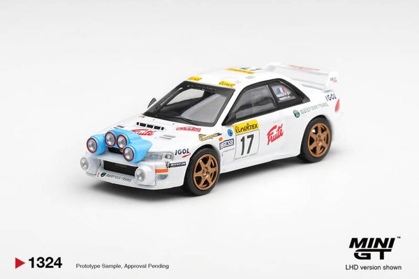 Mini GT Subaru Impreza WRC98 # 17 Rally Monte-Carlo 1999 MGT01324-L 1:64