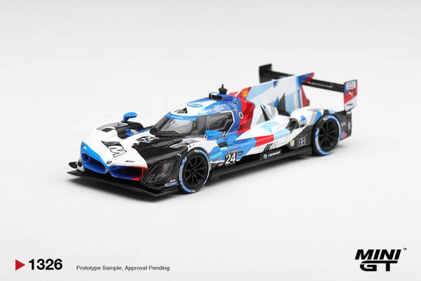Mini GT BMW M Hybrid V8 GTP # 24 BMW M Team RLL 24h Daytona 2024 MGT01326-L 1:64
