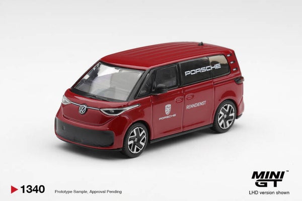 Mini GT Volkswagen ID.Buzz Porsche Renndienst rot 2022 MGT01340-L 1:64