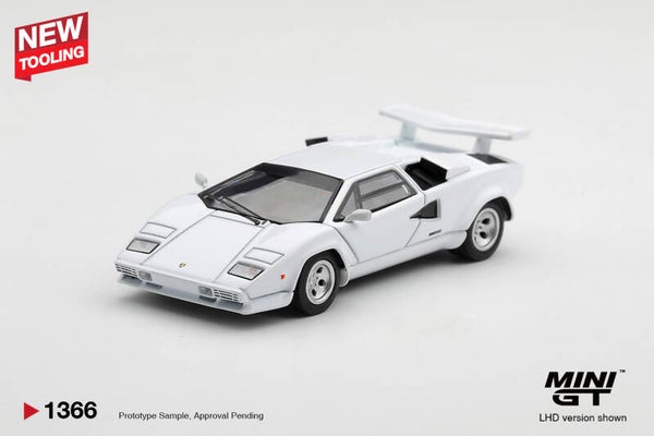 Mini GT Lamborghini Countach LP 500S bianco 1982 MGT01366-L 1:64