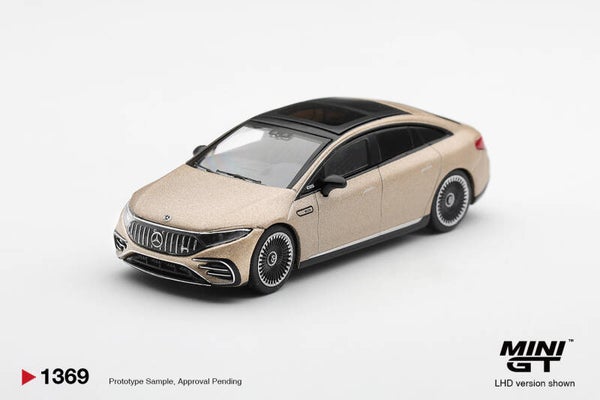 Mini GT Mercedes-Benz EQS 53 Signature Kalahari gold Magno 2025 MGT01369-L 1:64