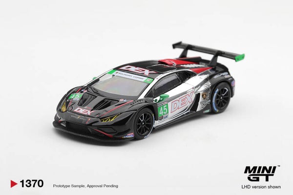 Mini GT Lamborghini Huracan GT3 Evo2 # 45 Dex Wayne Taylor Racing Chevrolet Grand Prix 2025 MGT01370-L 1:64
