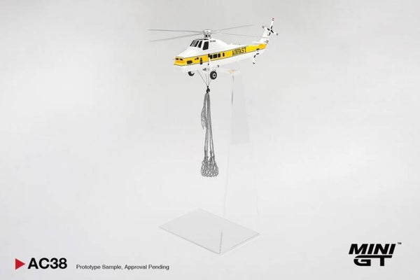 Mini GT Sikorsky S58T Helicopter Camel Trophy 1985 MGTAC38 1:64