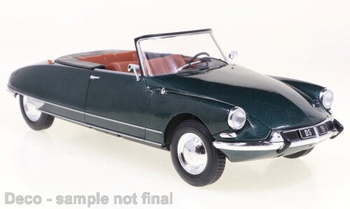 White Box Citroen DS 19 Cabriolet 1963 dunkelgrün metallic 1:24