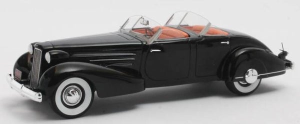 Matrix Cadillac V16 Dual Cowl Sport Pheaton 1937 offen schwarz 1:43