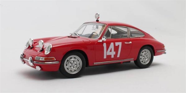 Matrix Porsche 911 # 147 Monte Carlo 1965 5. Platz Peter Falk / Herbert Linge 1:18