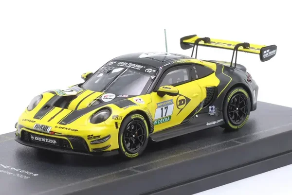 IXO Porsche 911 GT3R Dunlop # 17 24h Nürburgring 2026 Dorian Boccolacci * Alessio Picariello * Julien Andlauer * Nico Menzel 64-17NUR26 1:64