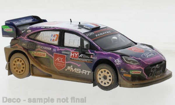 IXO Ford Puma Rally 1 # 7 WRC Rally Acropolis 2022 P.-L. Loubet/V.Landais 1:43