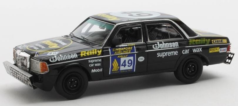Matrix Mercedes-Benz 280E W123 # 49 3. Platz London-Sydney Marathon 1977 1:43