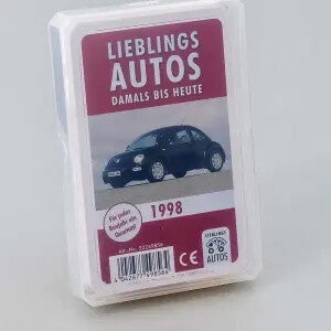 Auto Quartett "Lieblingsautos 1998"