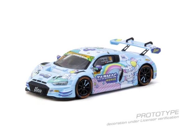 Tarmac Audi R8 LMS GT3 EVO II # 36 Uno Racing Macau GT 2025 + Diorama + Card T64-043-25MGP36 1:64