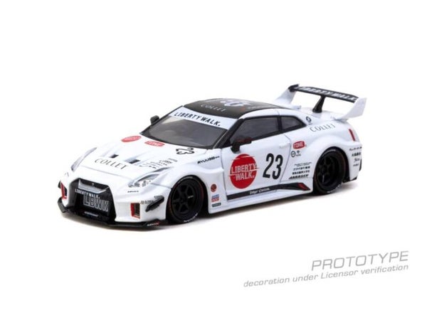 Tarmac Nissan GT-R (R35) LB-Silhouette Works # 23 2026 T64-105-WH 1:64