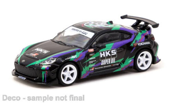 Tarmac Toyota GR86 HKS schwarz T64G-038-BK 1:64