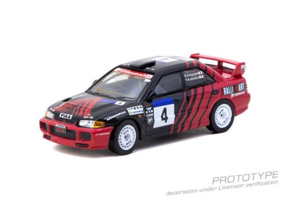 Tarmac Mitsubishi Lancer EVO III WRC # 4 Yoshihiro Kataoka China Rally 1998 T64G-050-98CR04 1:64