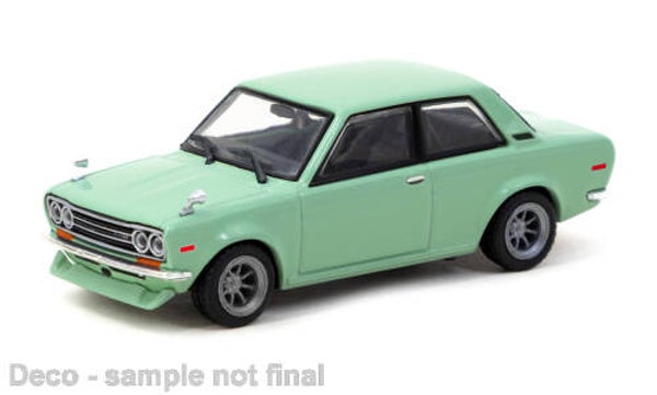 Tarmac Datsun 510 hellgrün T64R-052-GR 1:64