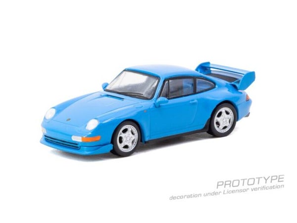 Tarmac Porsche 911 (993) Carrera RS Club Sport Riviera blau 1996 T64S-021-RB 1:64