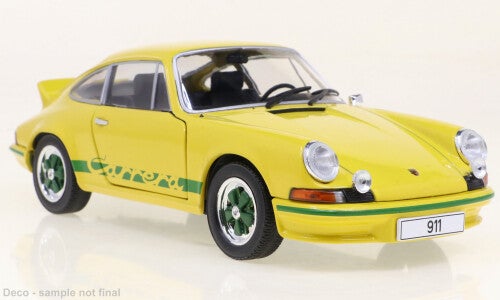 White Box Porsche 911 Carrera 2.7 RS 1972 gelb/grün 1:24