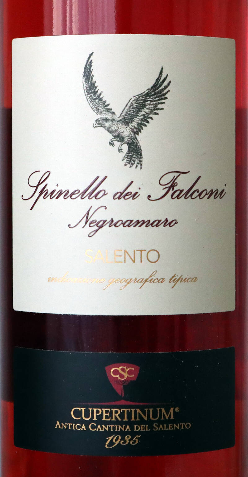 Spinello dei Falconi 2021, Salento IGT Rosato, Cupertinum