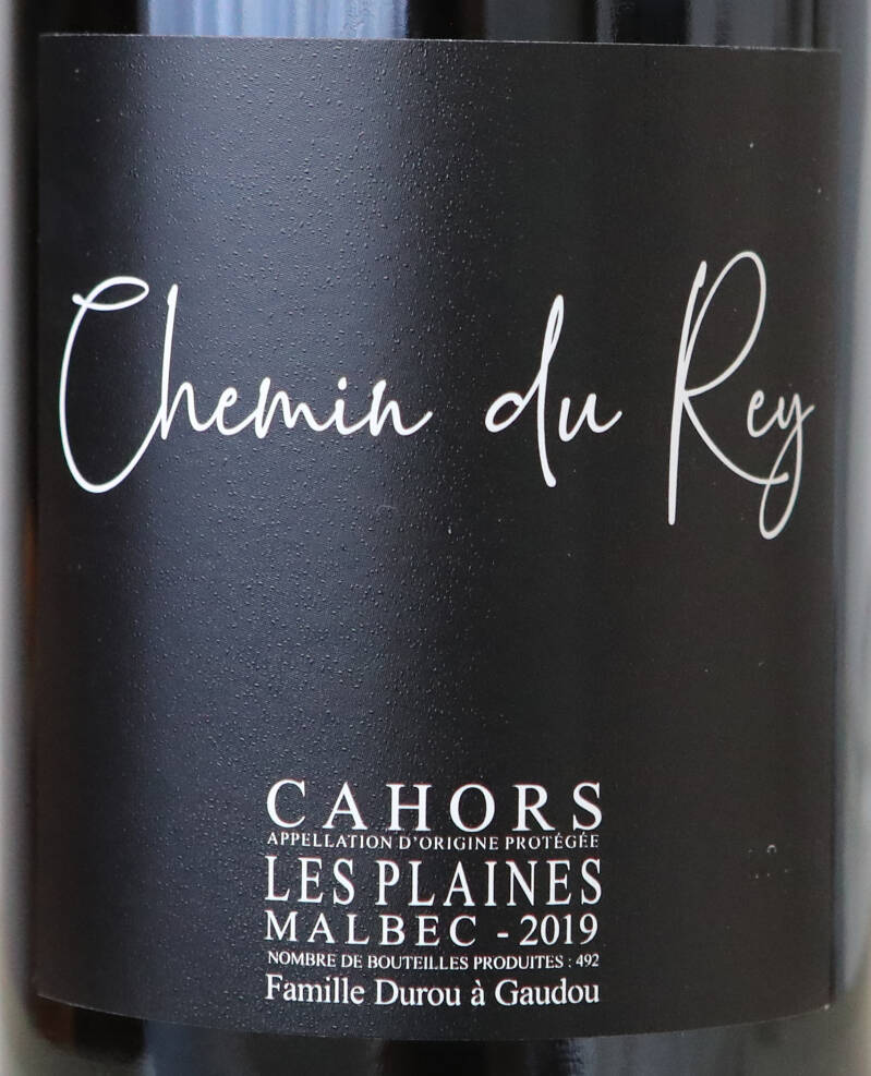 Malbec Chemin du Rey ‘Les Plaines’ 2019, Château de Gaudou