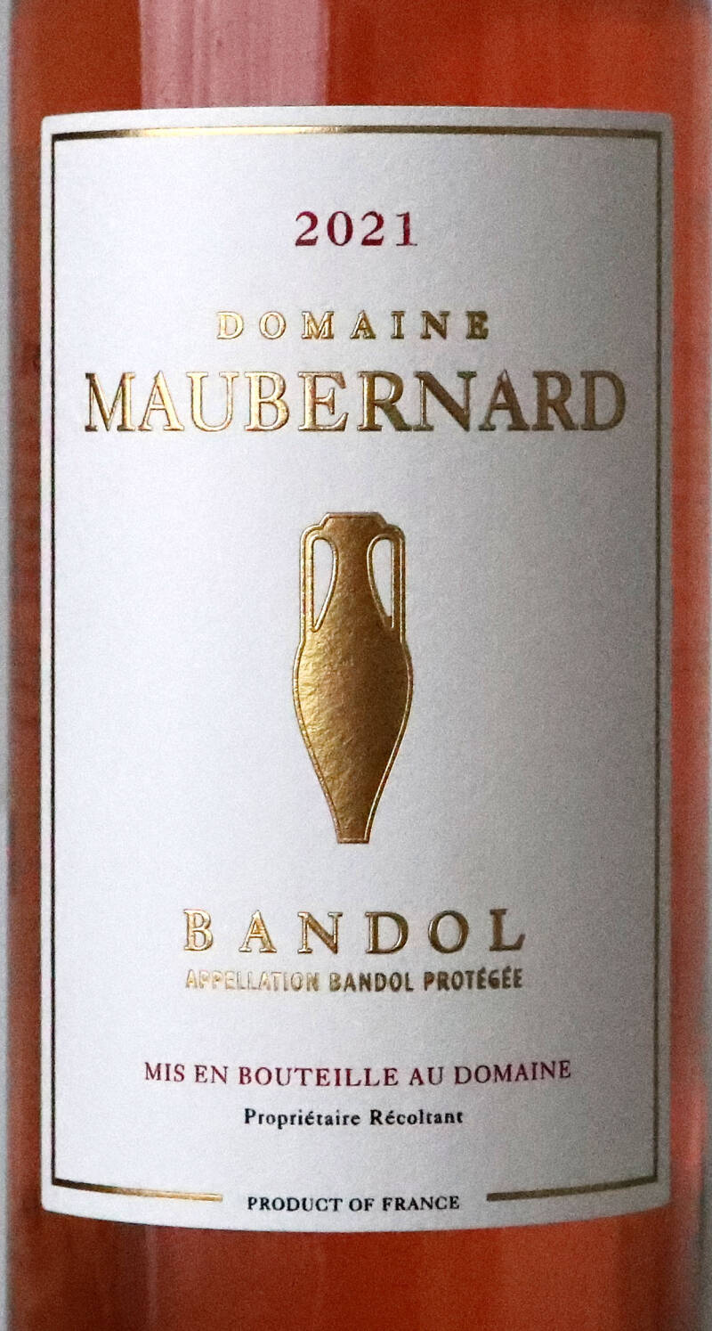 Bandol Rosé 2021, Domaine Maubernard