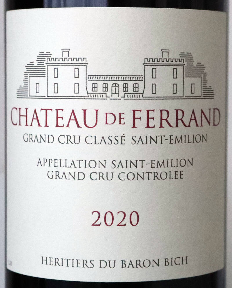 Château de Ferrand 2020, Grand Cru Classé St.-Emilion