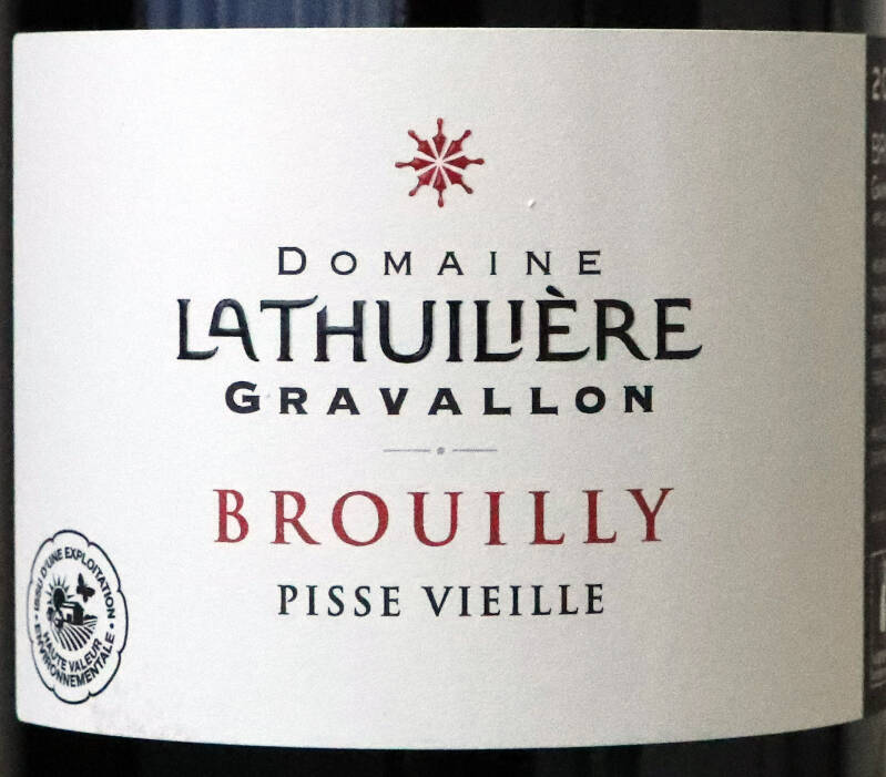 Brouilly Pisse Vieille  2022, Domaine Lathuilière-Gravallon