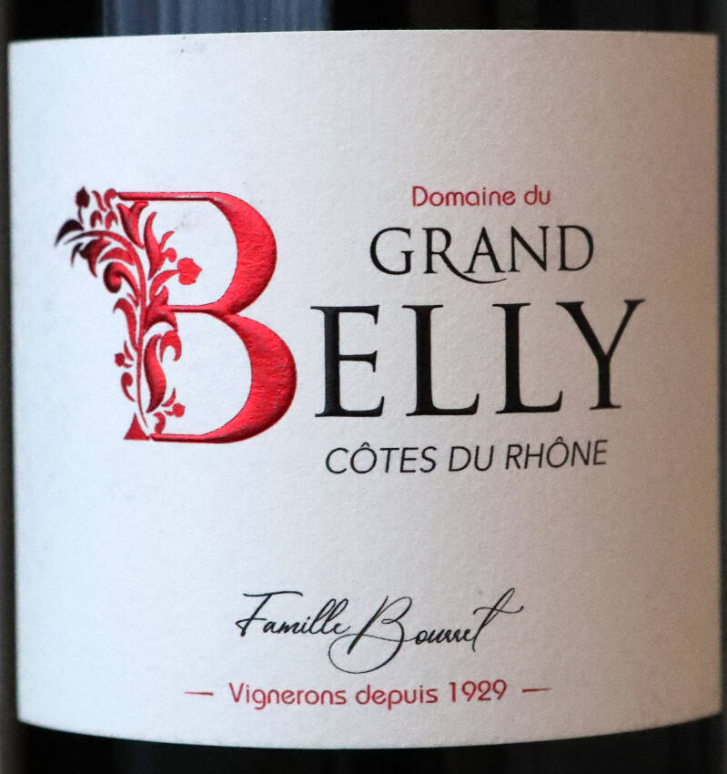 Côtes-du-Rhône Rouge 2021, Domaine du Grand Belly, Les Vignerons du Castelas