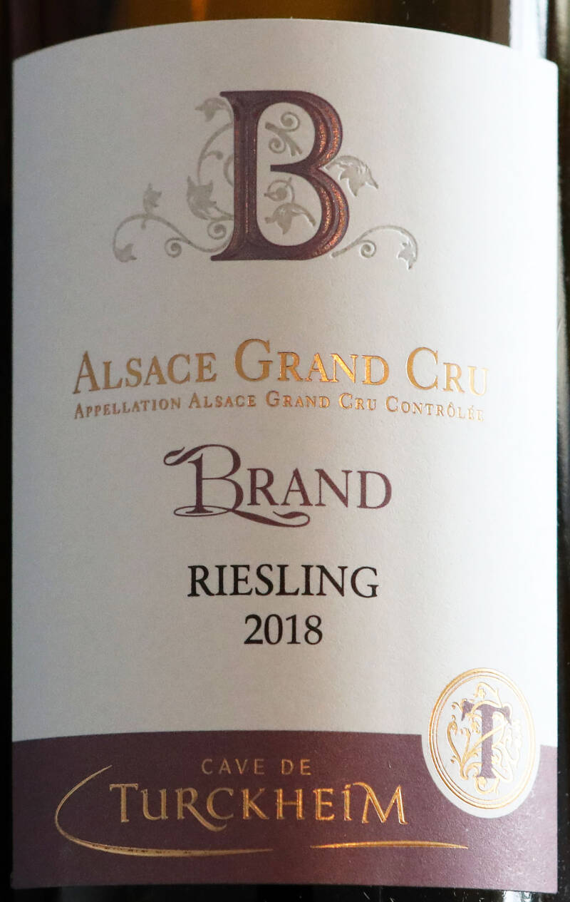 Riesling Grand Cru Brand 2018, Cave du Roi Dagobert