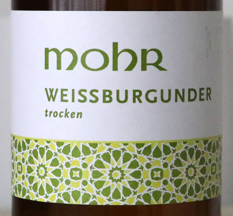 Weissburgunder trocken 2022, Weingut Mohr