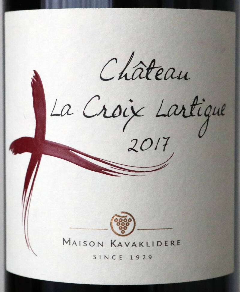 Château La Croix Lartigue 2017, Castillon Côtes de Bordeaux