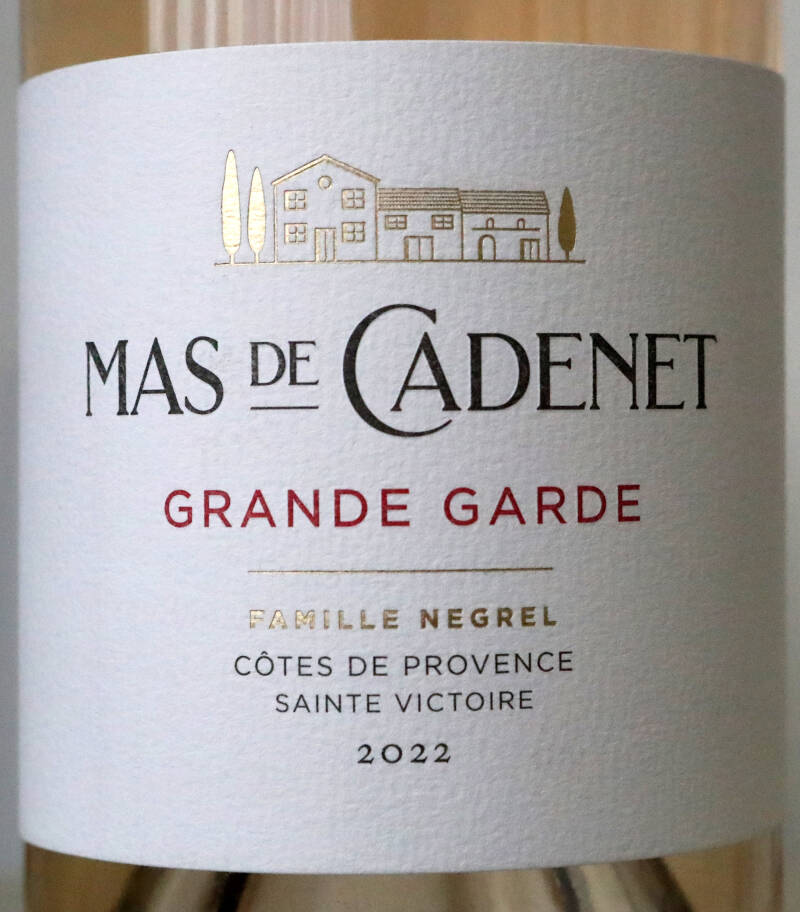 Mas de Cadenet, cuvée Grande Garde Rosé 2022