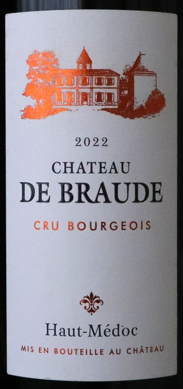 hâteau De Braude 2022, Cru Bourgeois Haut-Médoc