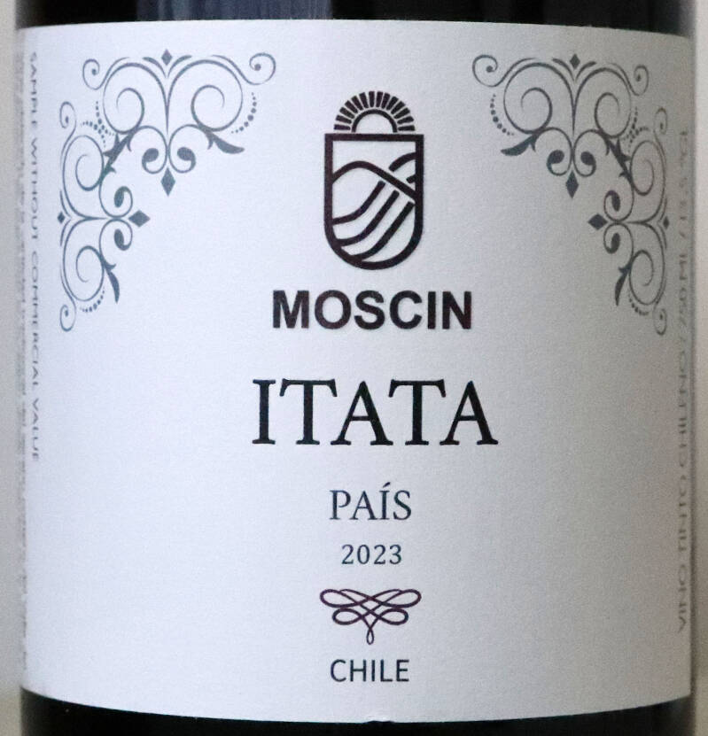 País 2023, Moscin Vinhos, Valle del Itata Ilamada, Chili