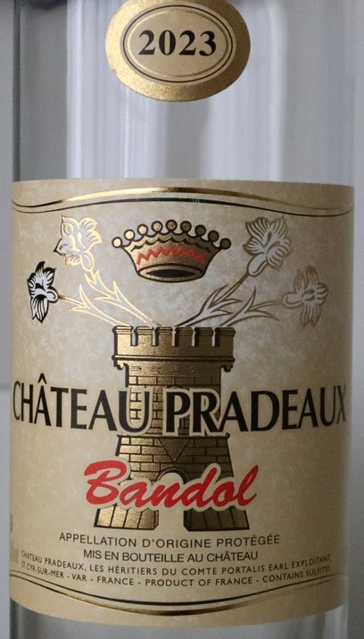 Château Pradeaux Rosé 2023, AOP Bandol